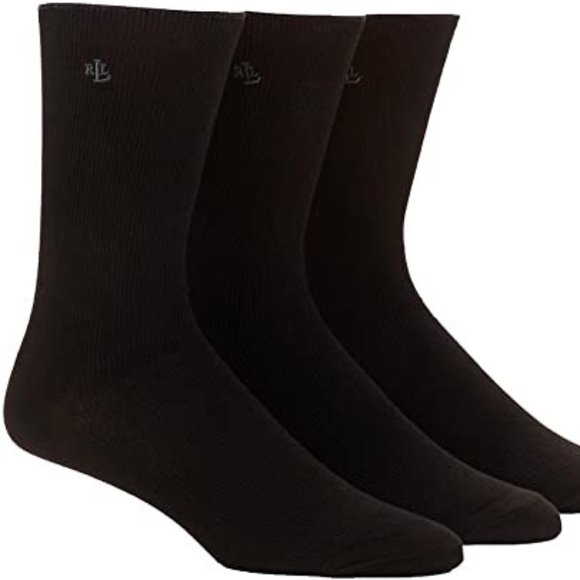 Lauren Ralph Lauren Women's 3- Pack Trouser socks - Picture 1 of 2